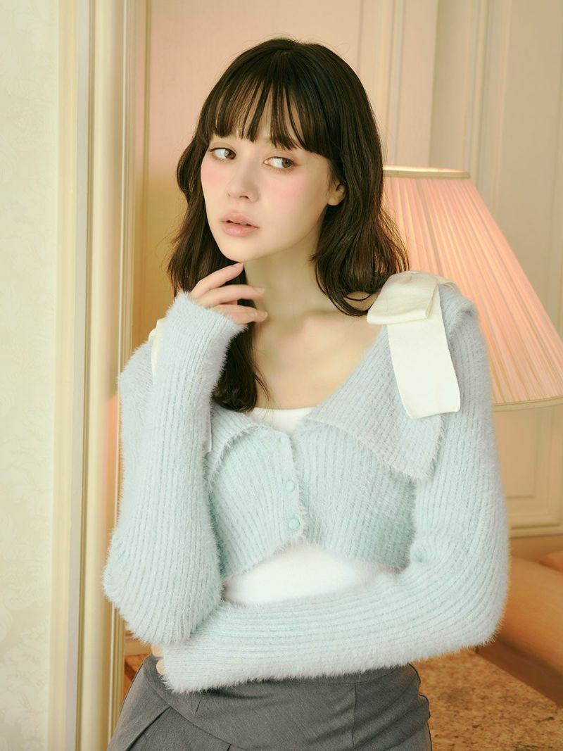 BUBBLES】ショルダーリボンアンサンブル | sparkling mall online store