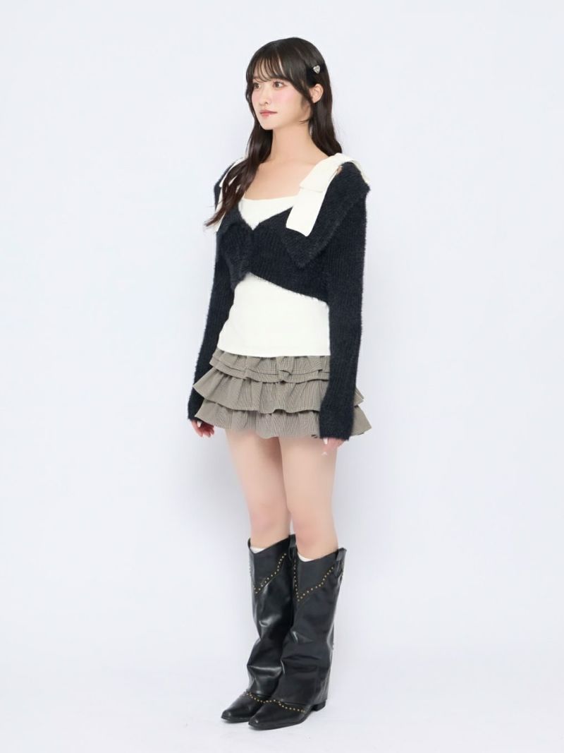 BUBBLES】ショルダーリボンアンサンブル | sparkling mall online store