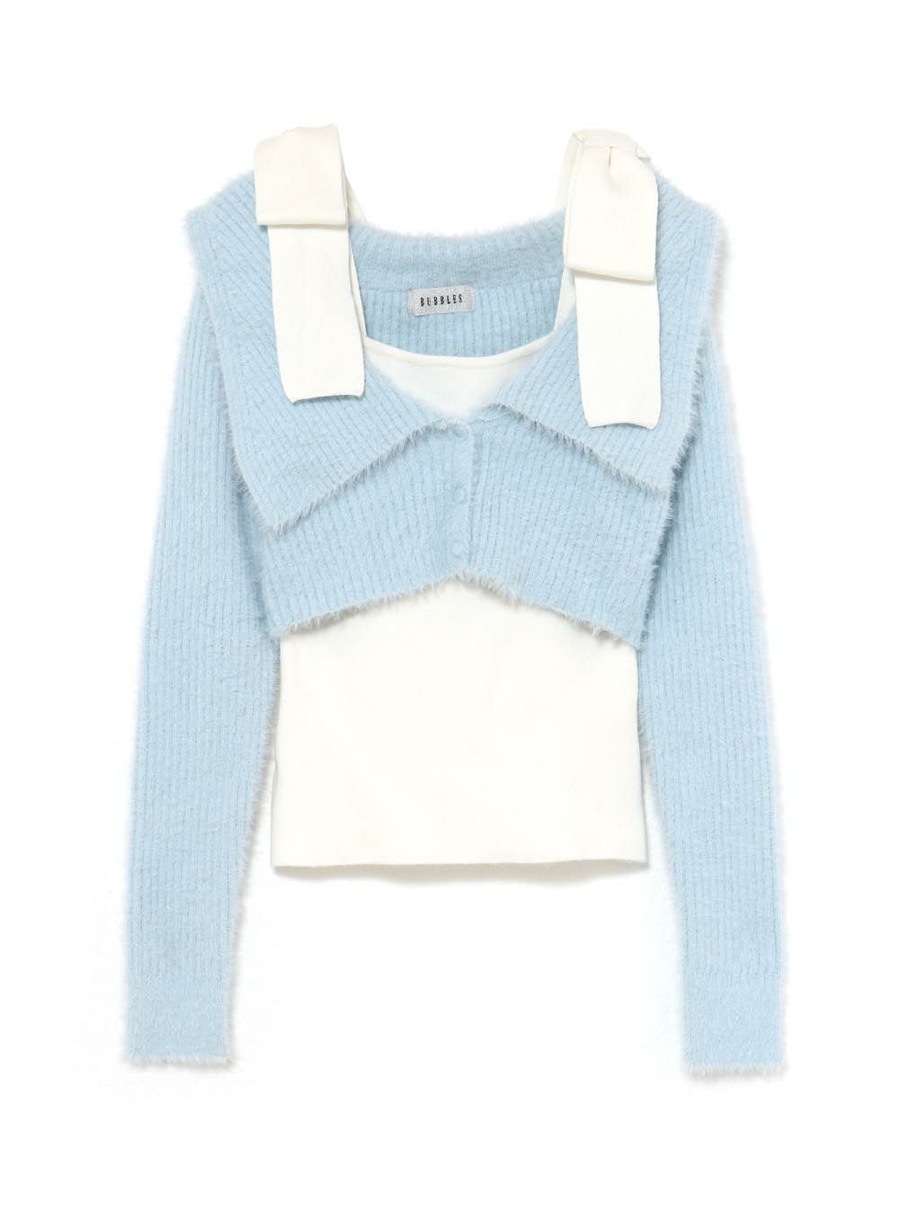 【BUBBLES】ショルダーリボンアンサンブル