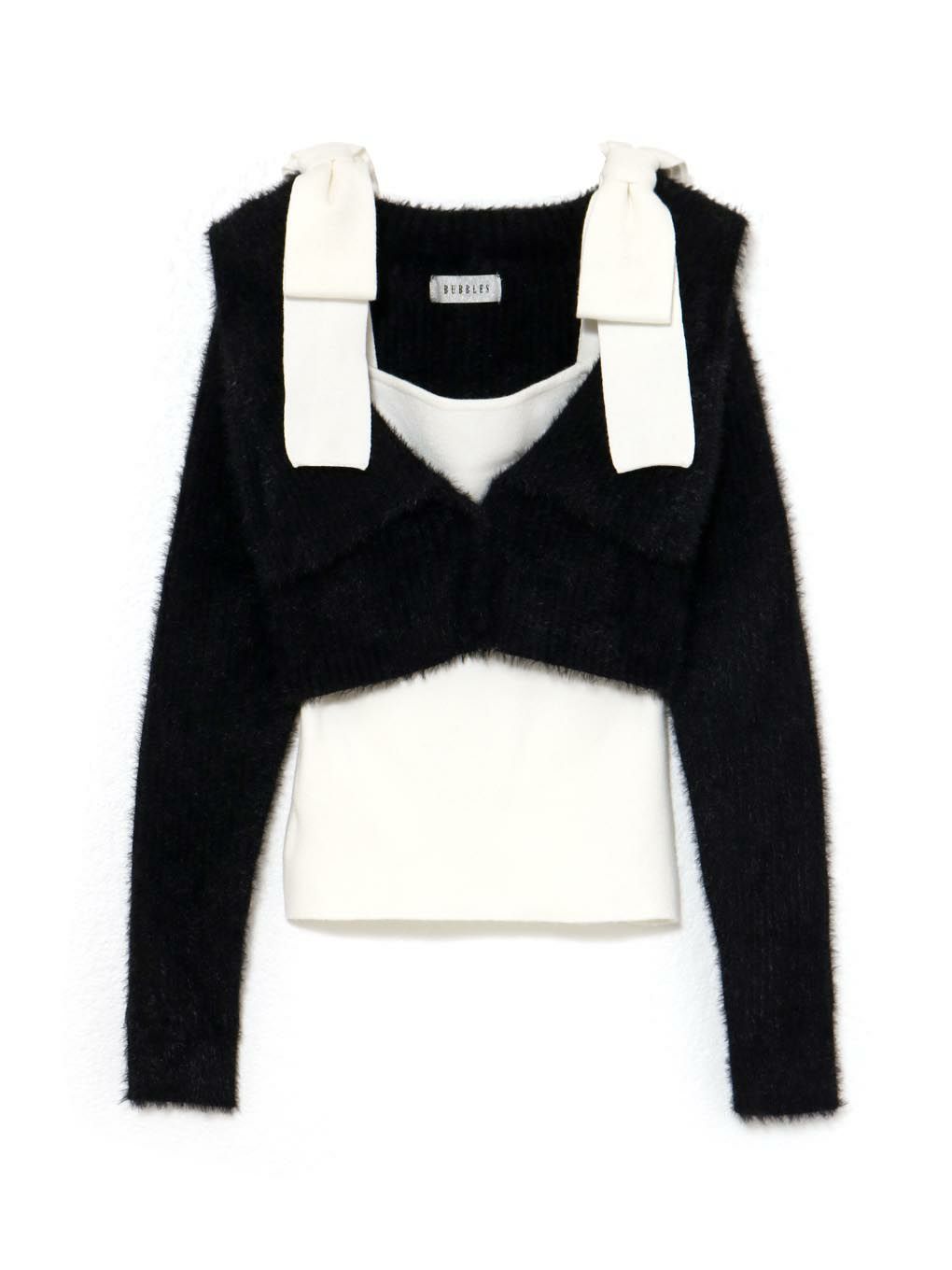 【BUBBLES】ショルダーリボンアンサンブル