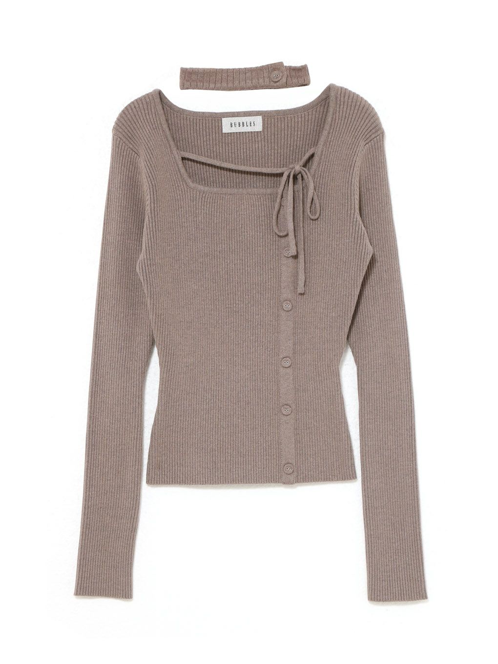 BUBBLES】チョーカーボタンニットトップス | sparkling mall online store