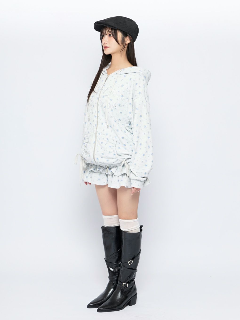 【BUBBLES】フラワールーズスウェット