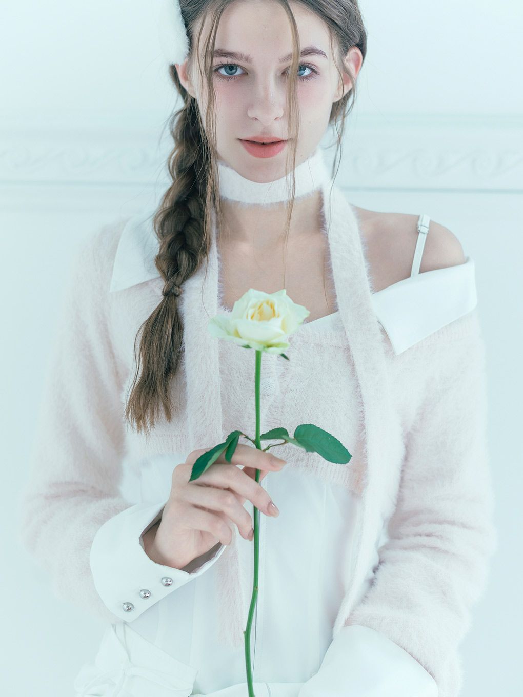 【BUBBLES】レイヤードシャツワンピース