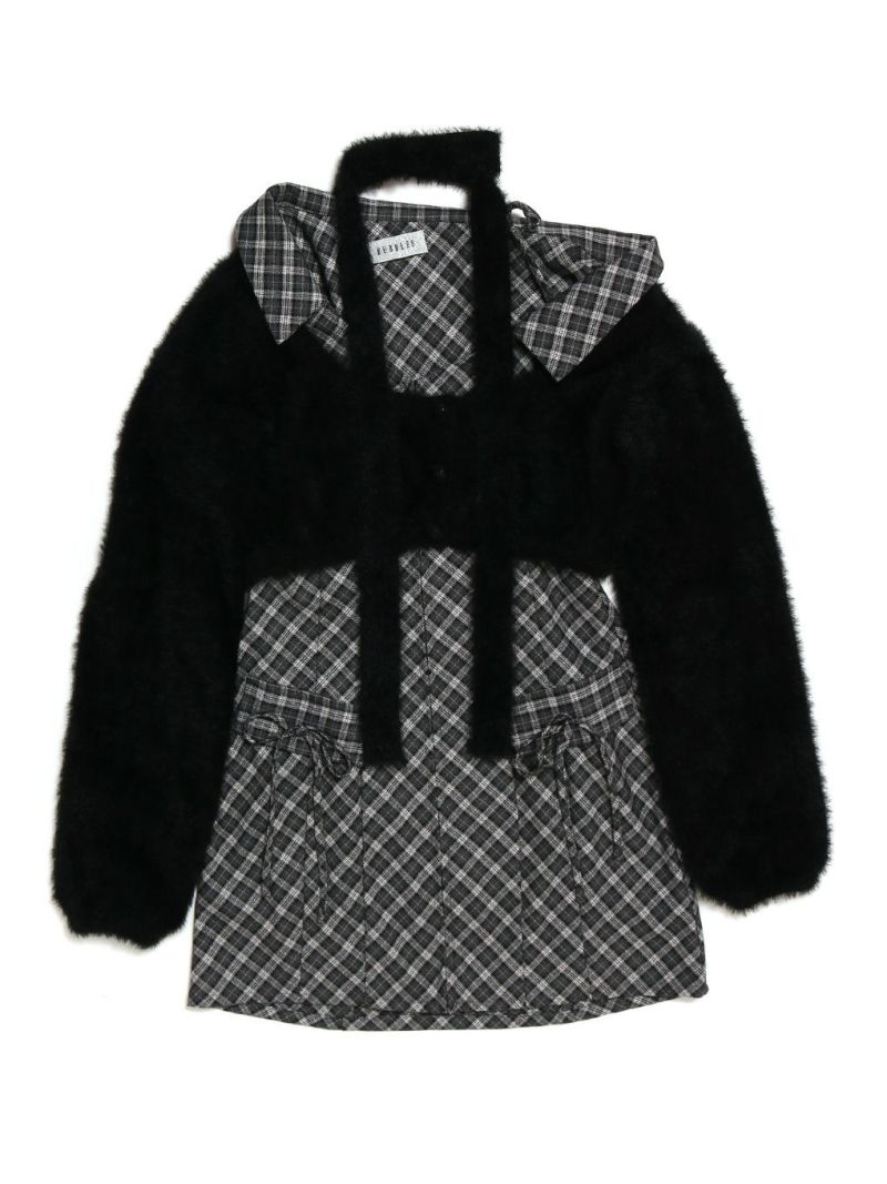 BUBBLES】レイヤードシャツワンピース | sparkling mall online store