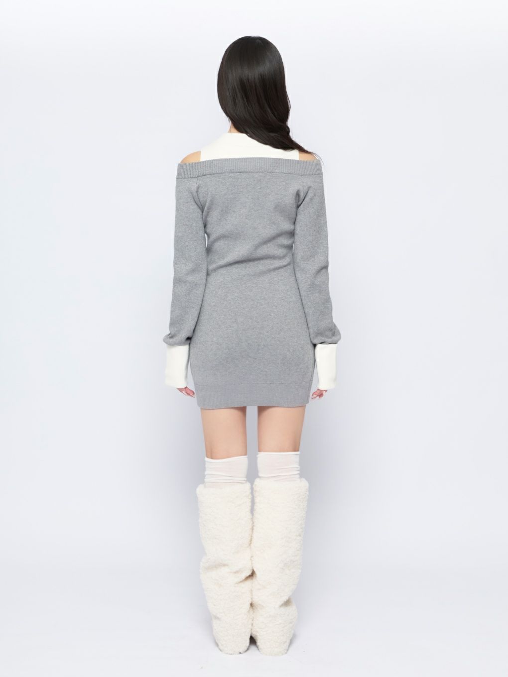 【BUBBLES】スクールガールニットワンピース