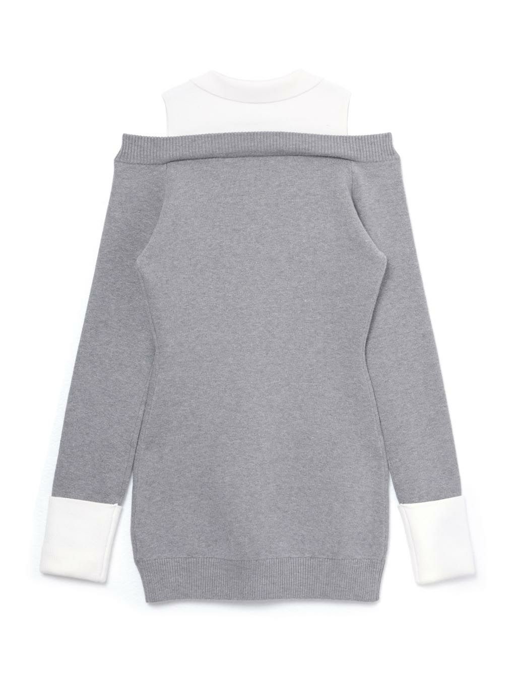 【BUBBLES】スクールガールニットワンピース