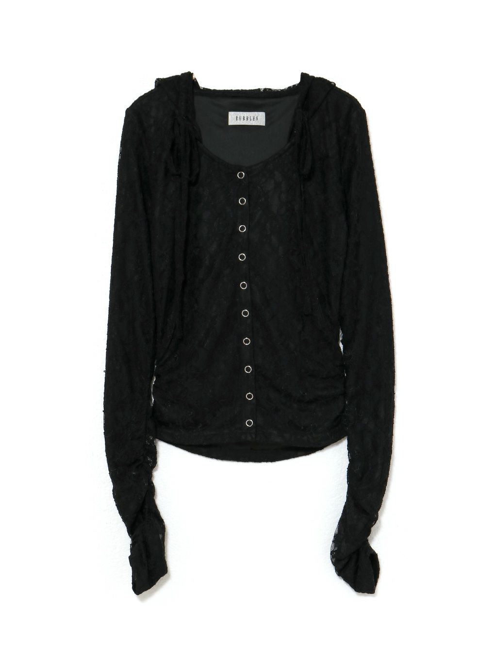 【BUBBLES】レースフーディートップス