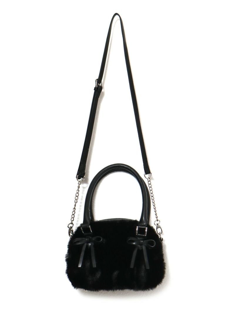 BUBBLES】リボンファーバッグ | sparkling mall online store