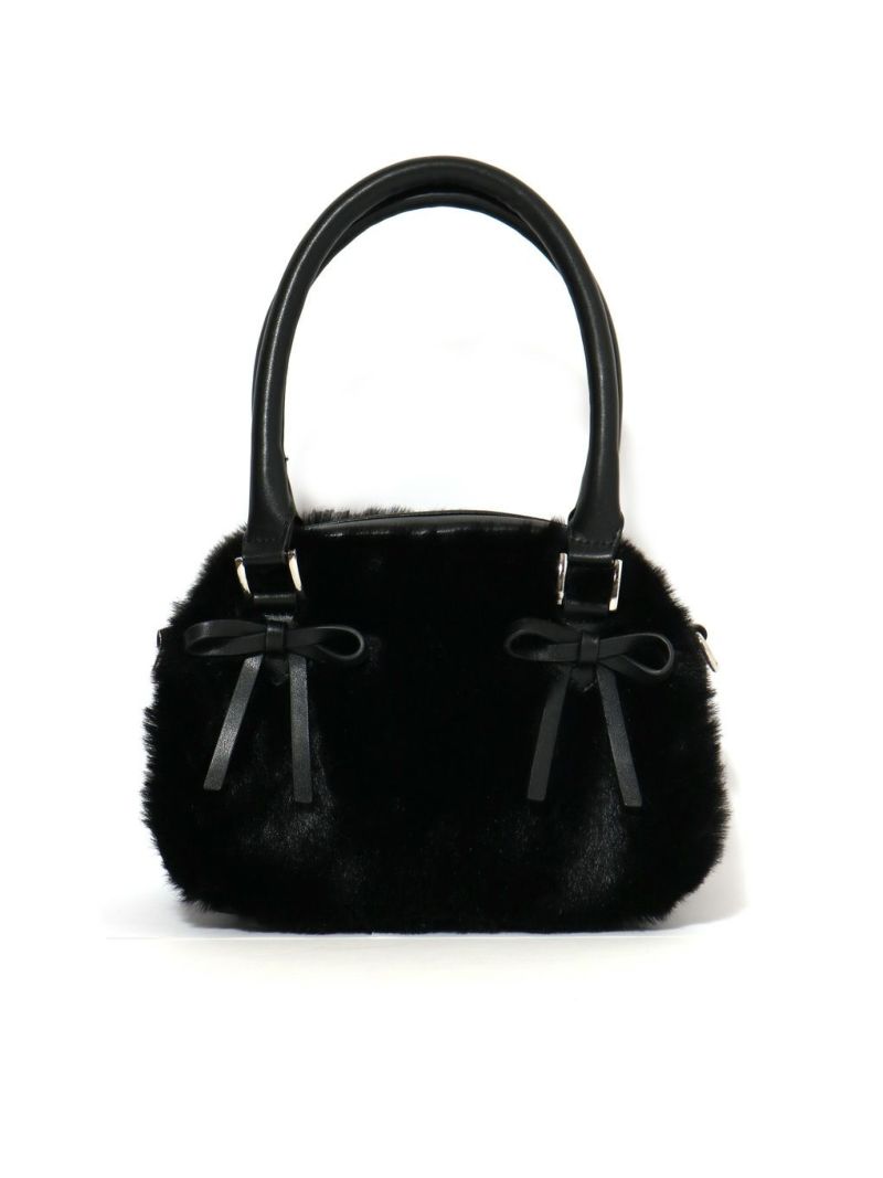 BUBBLES】リボンファーバッグ | sparkling mall online store