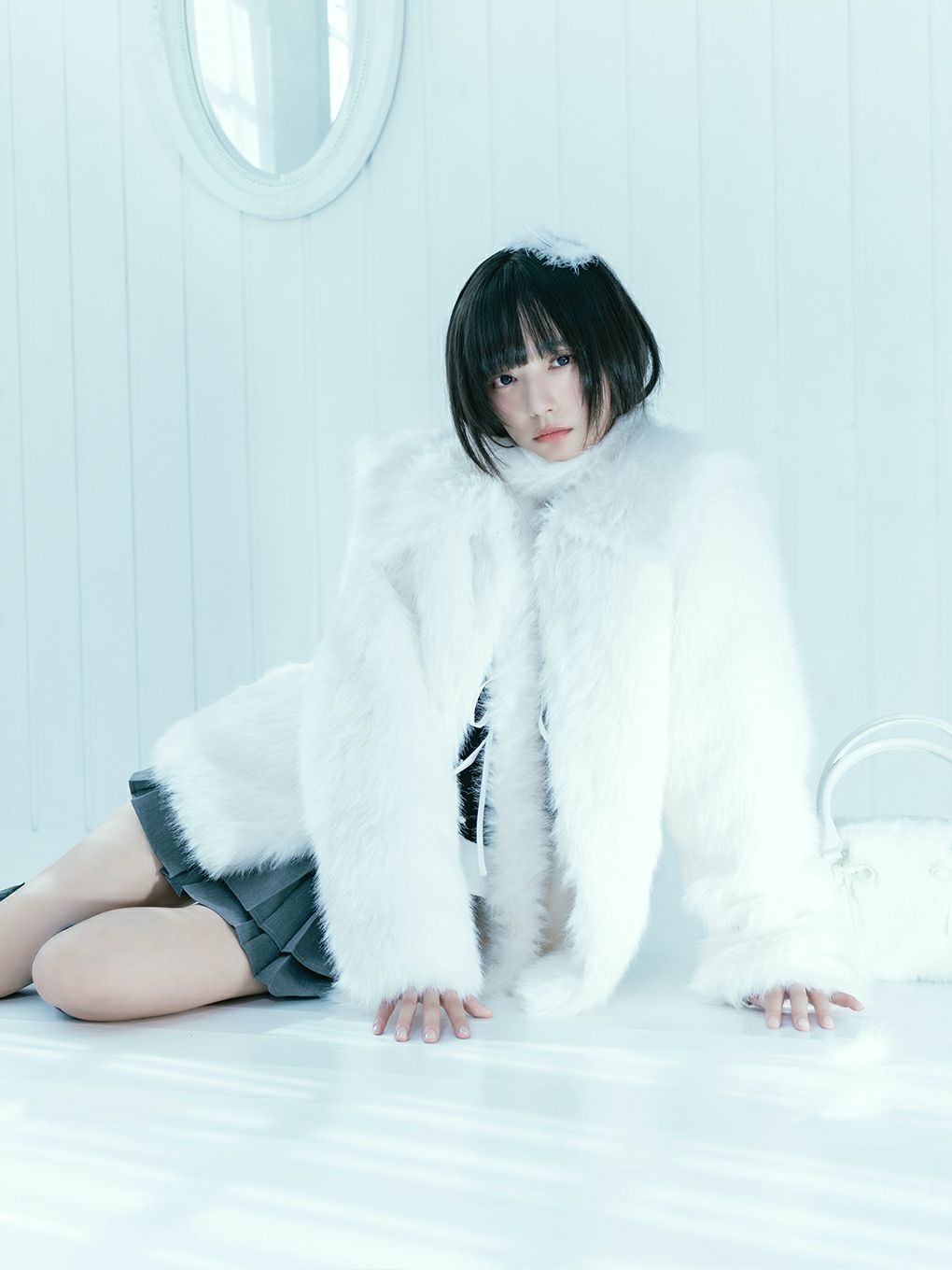 【BUBBLES】ロングファージャケット