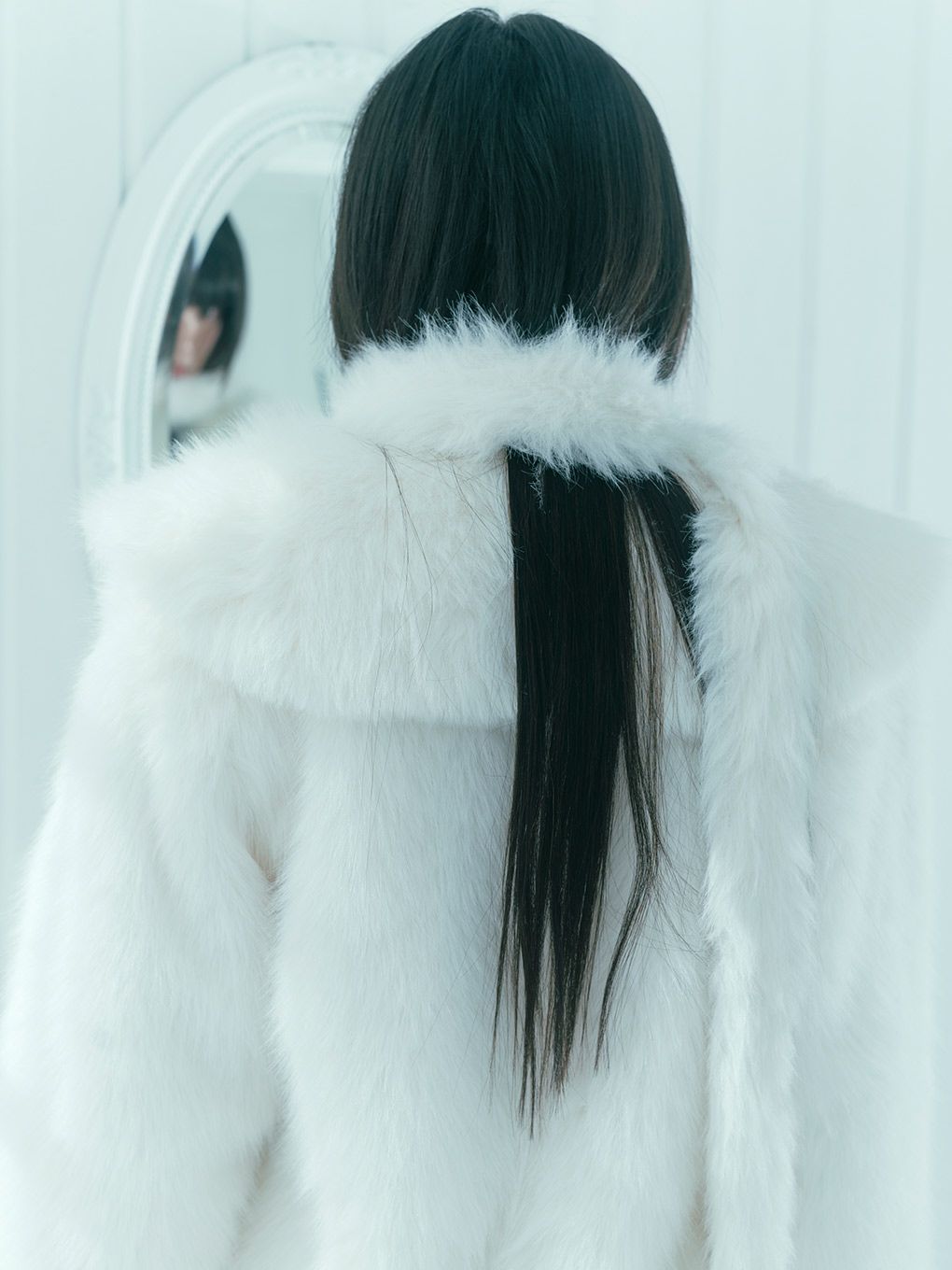 【BUBBLES】ロングファージャケット