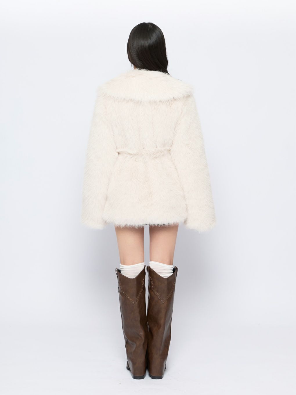 【BUBBLES】ロングファージャケット