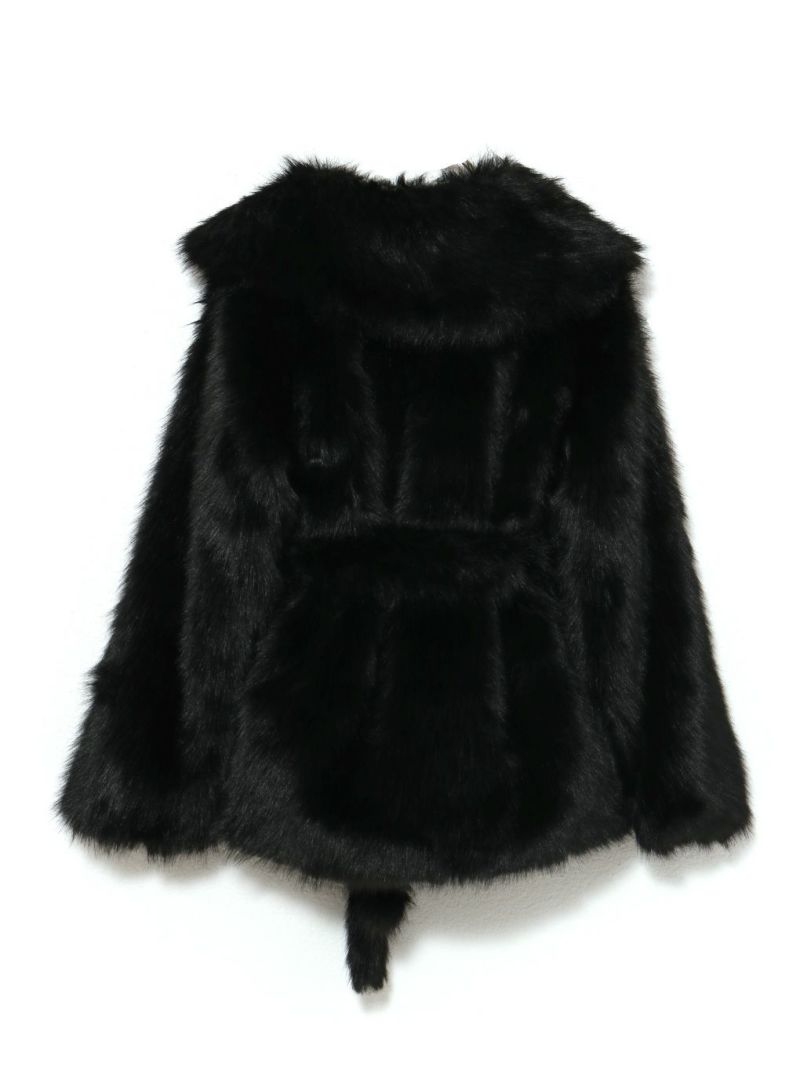 bubbles バブルス ロングファージャケット BUBBLES】ロングファージャケット | sparkling mall online store