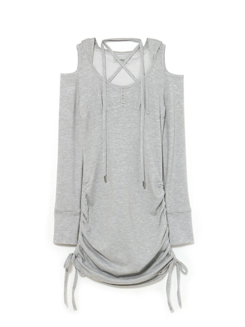 【BUBBLES】フーディーワンピース