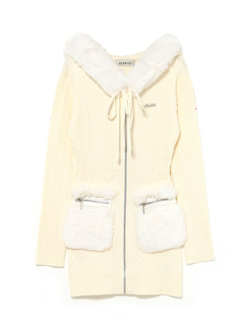 BUBBLES】ケーブルニットワンピース | sparkling mall online store