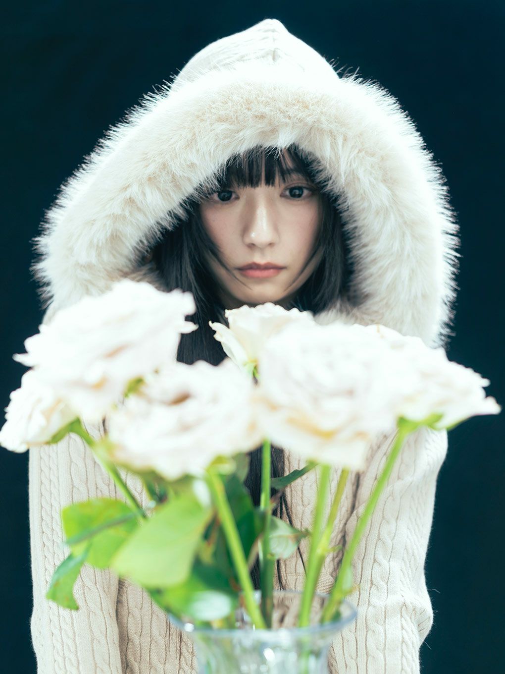 【BUBBLES】ケーブルニットパーカーセットアップ