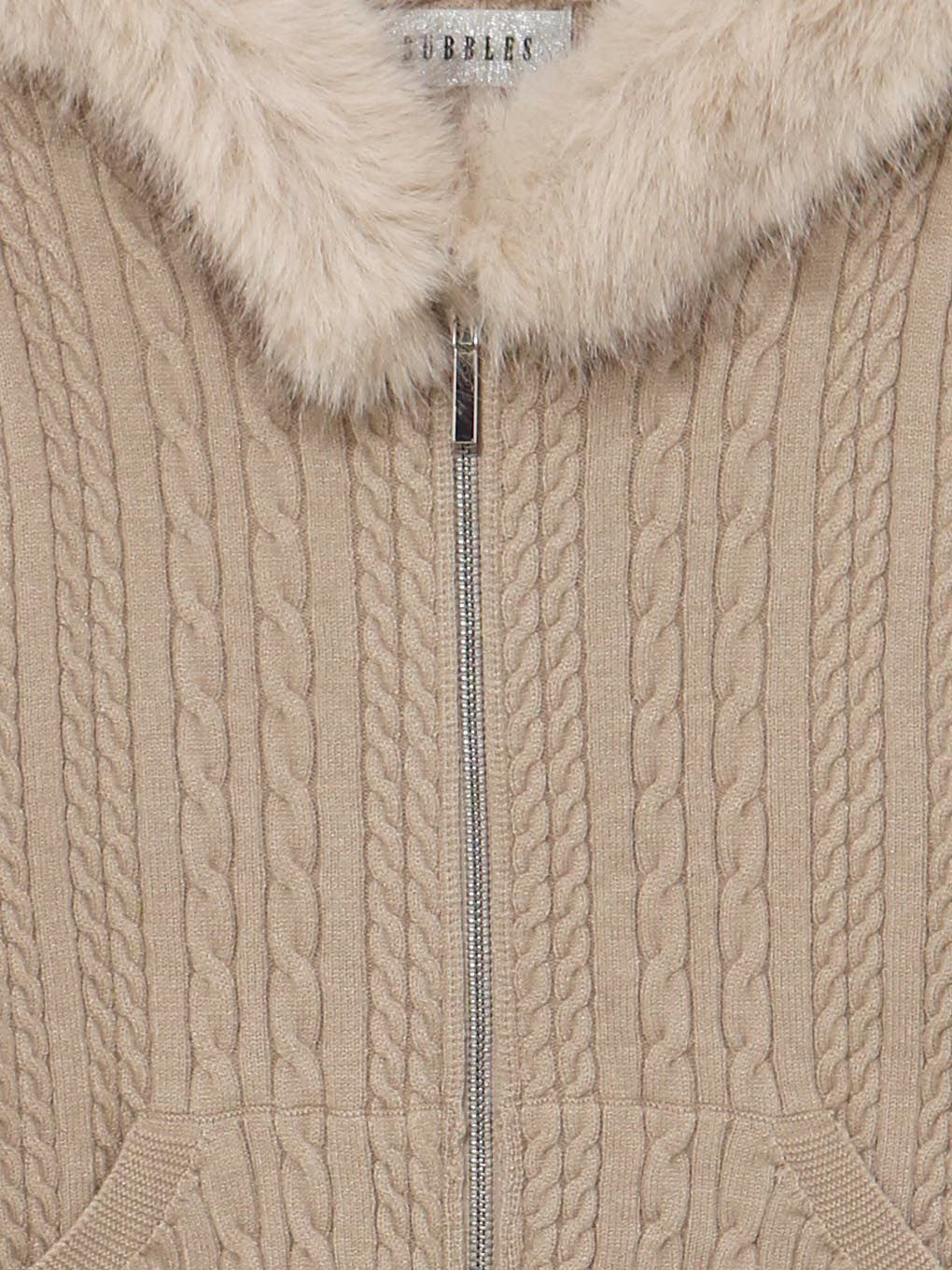 【BUBBLES】ケーブルニットパーカーセットアップ