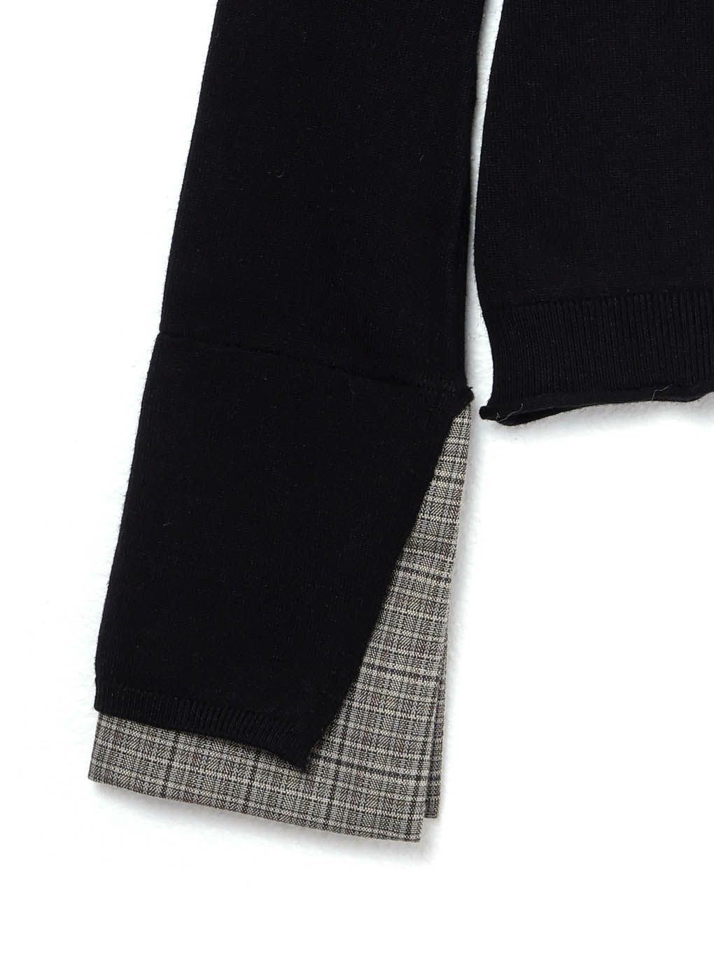 【BUBBLES】チェックリボンニットトップス