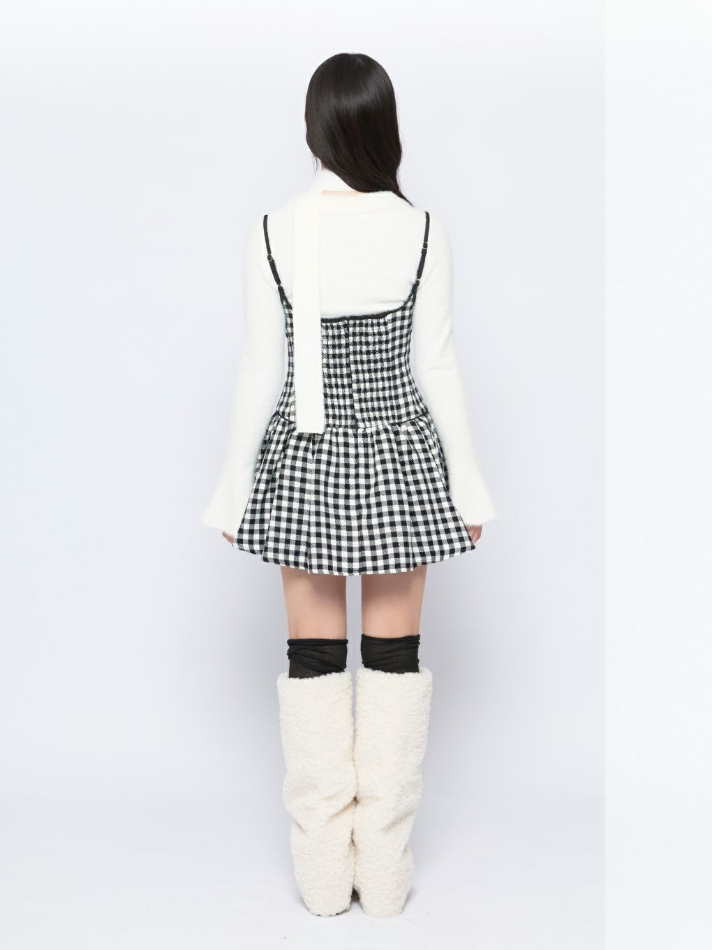 【BUBBLES】パイピングコルセットジャンスカ