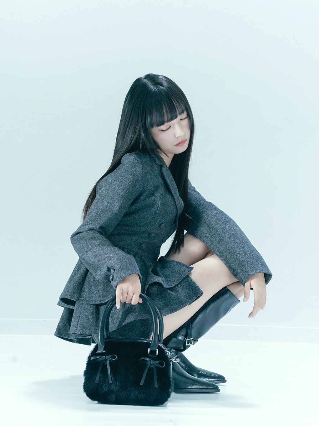 【BUBBLES】ジャケットペプラムセットアップ