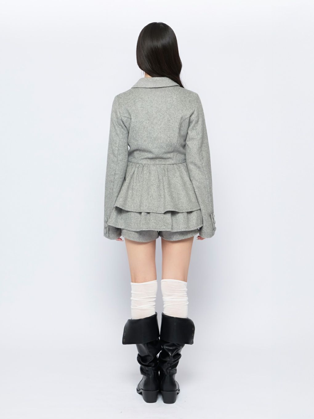 【BUBBLES】ジャケットペプラムセットアップ