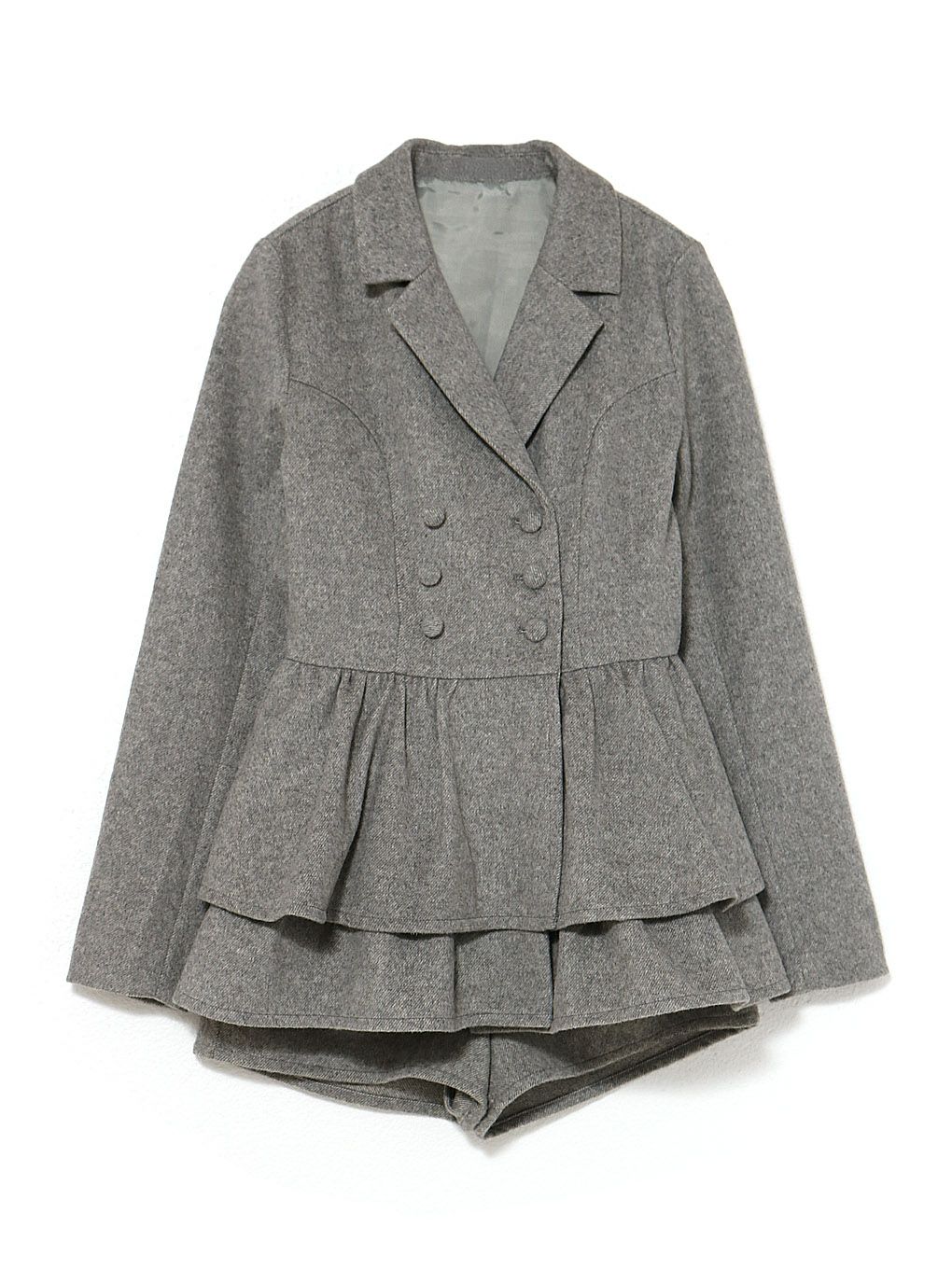 【BUBBLES】ジャケットペプラムセットアップ