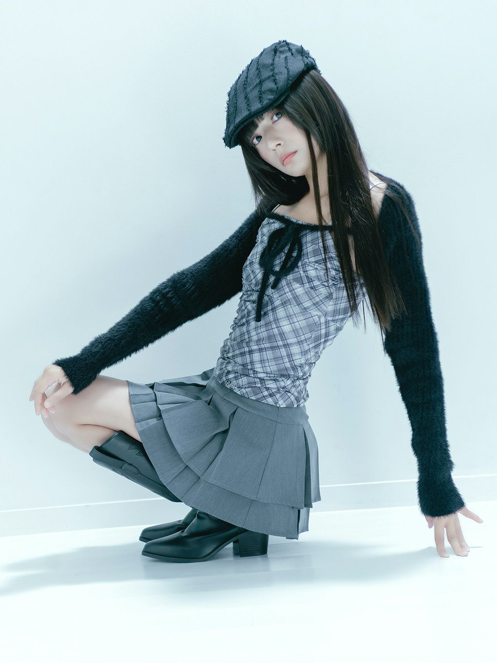 【BUBBLES】ダブルプリーツスカパン