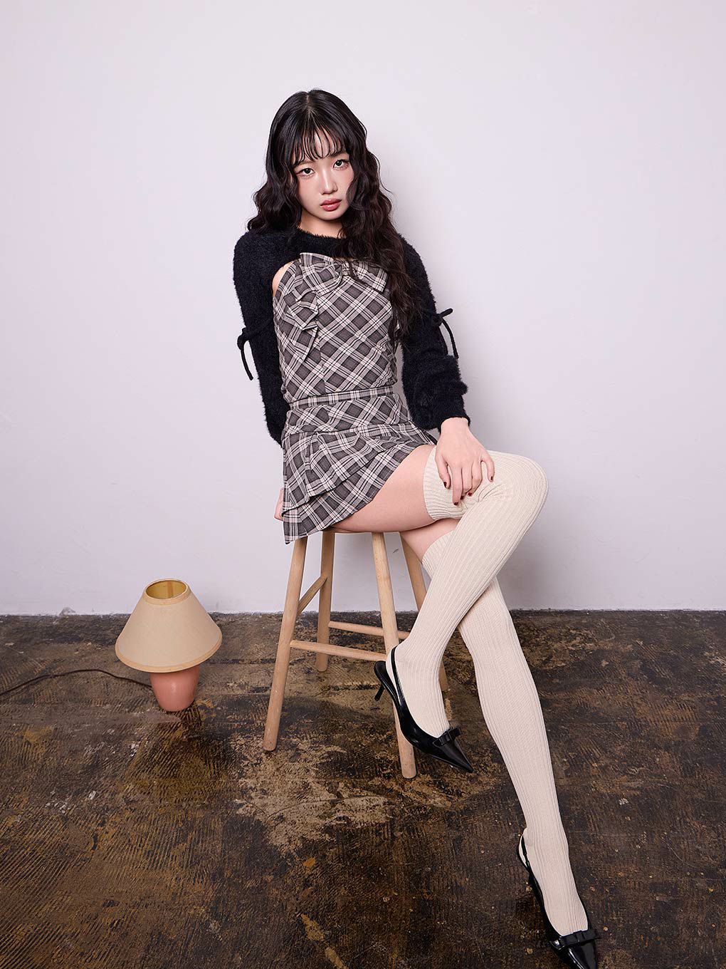 【BUBBLES】ダブルプリーツスカパン