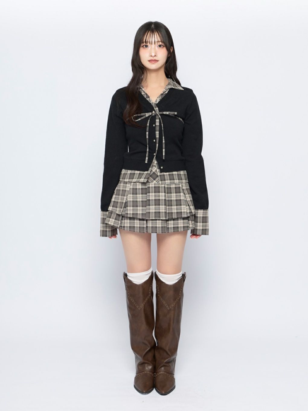 【BUBBLES】ダブルプリーツスカパン