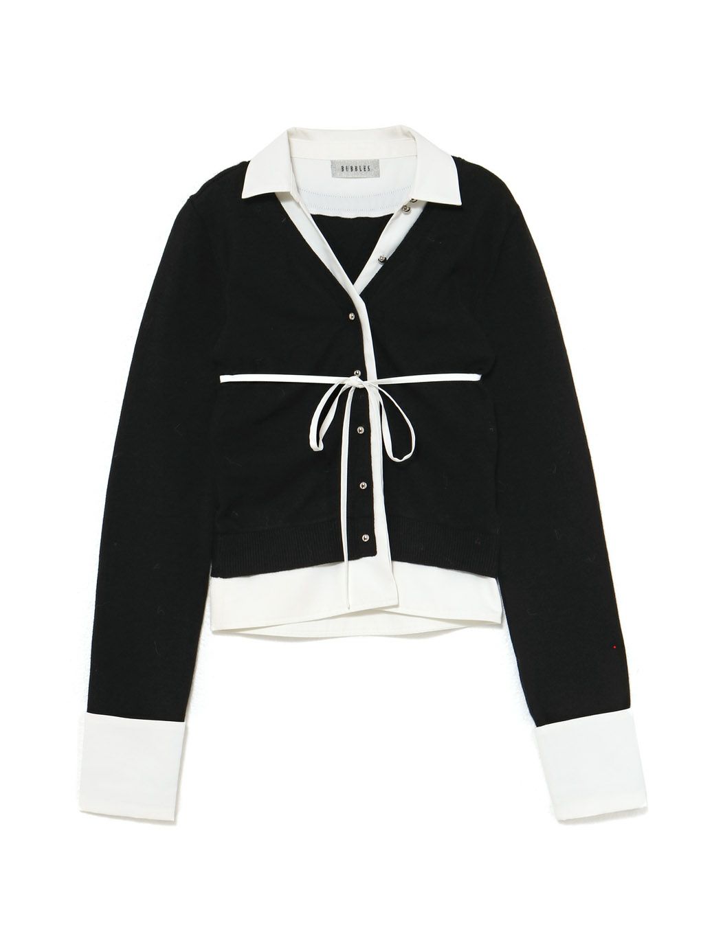 【BUBBLES】レイヤードスクールニット