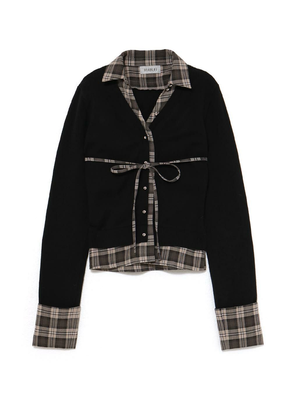 【BUBBLES】レイヤードスクールニット