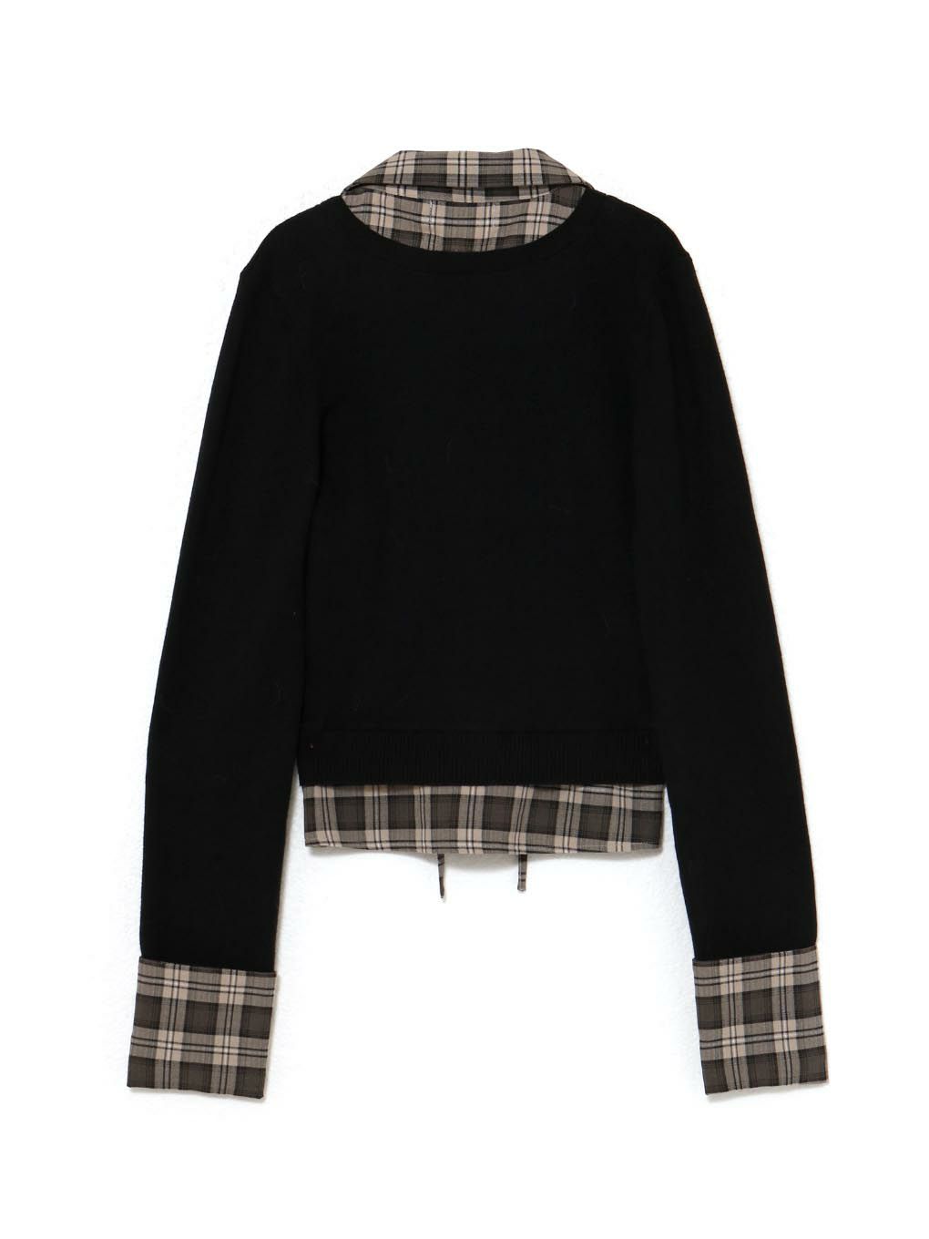 【BUBBLES】レイヤードスクールニット