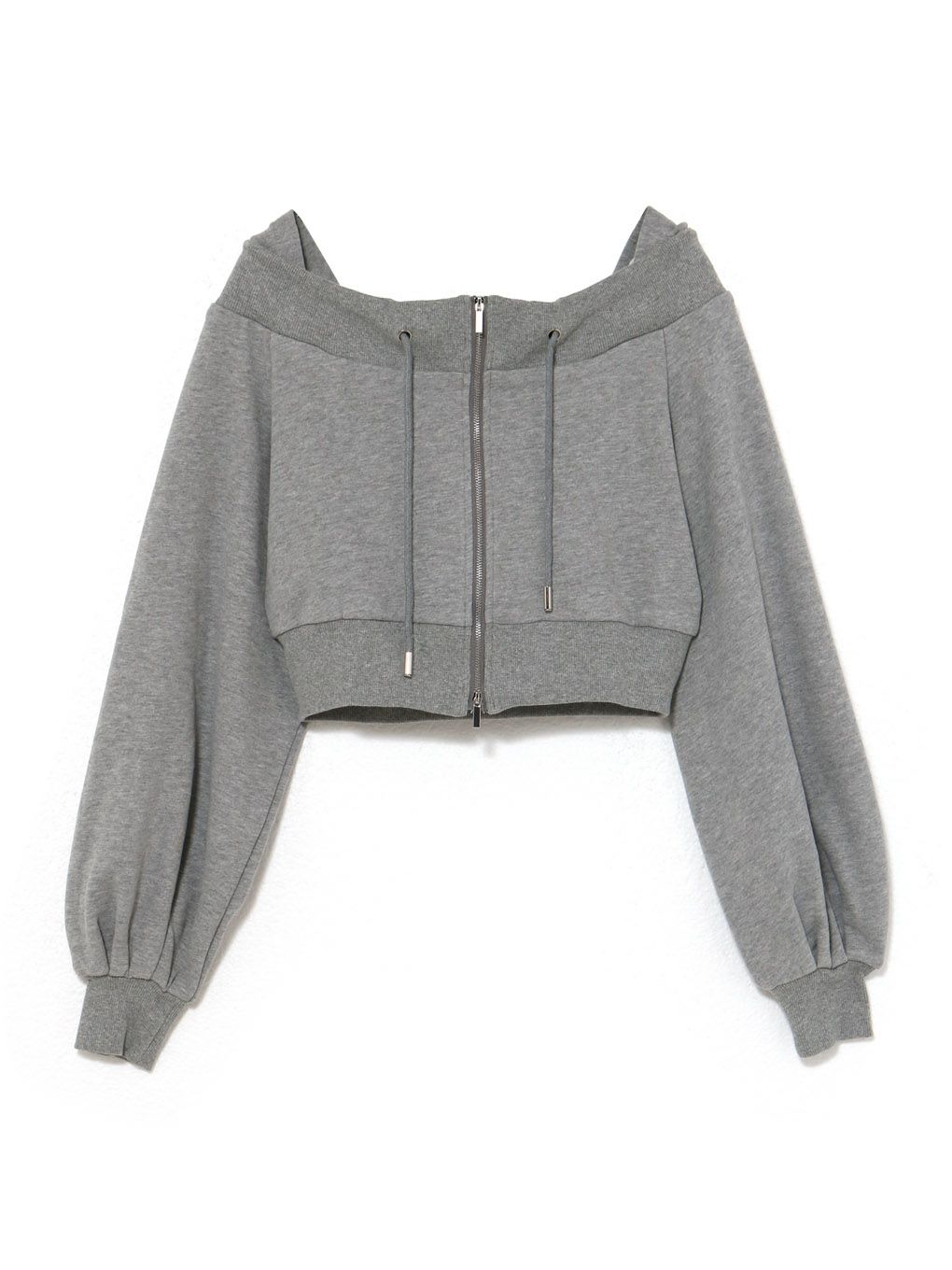 【BUBBLES】オフショルフーディートップス