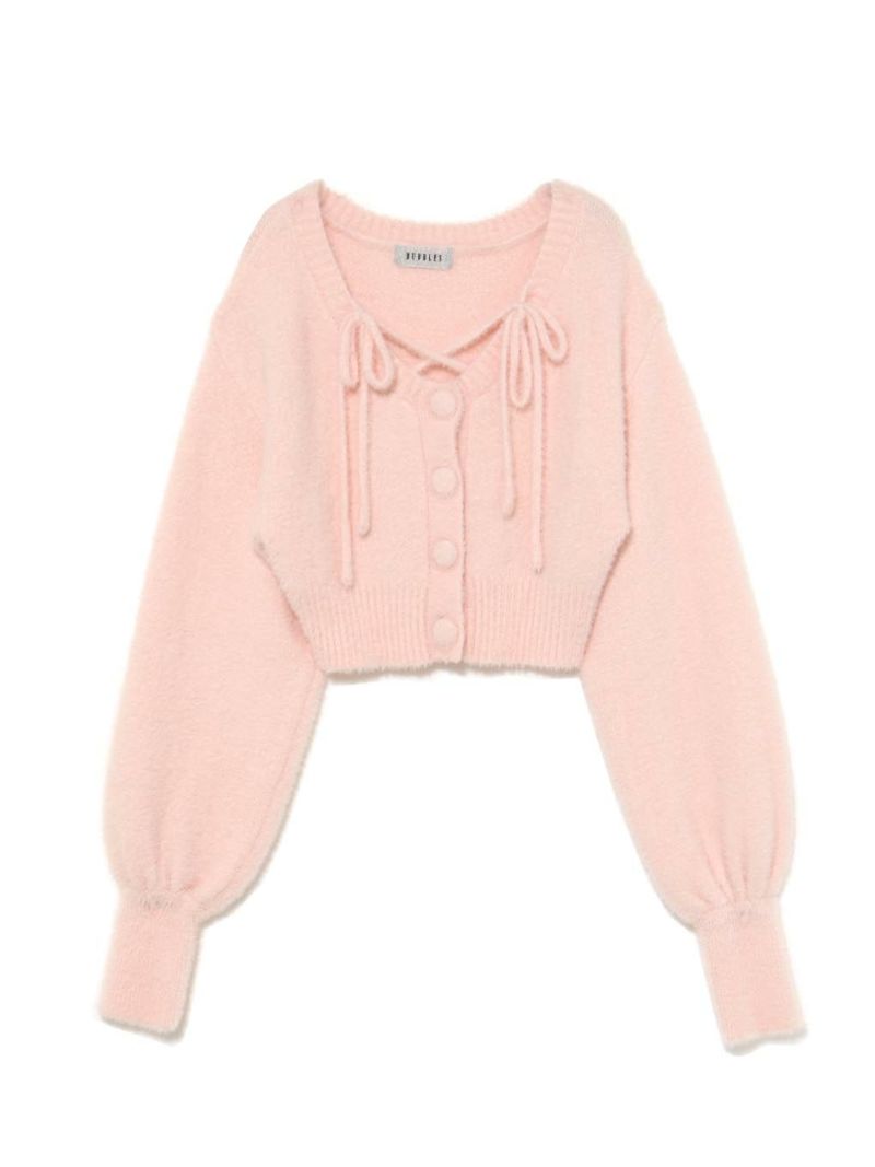 bubbles バブルス クロップドシャギーカーディガン BUBBLES】クロップドシャギーカーディガン | sparkling mall online store