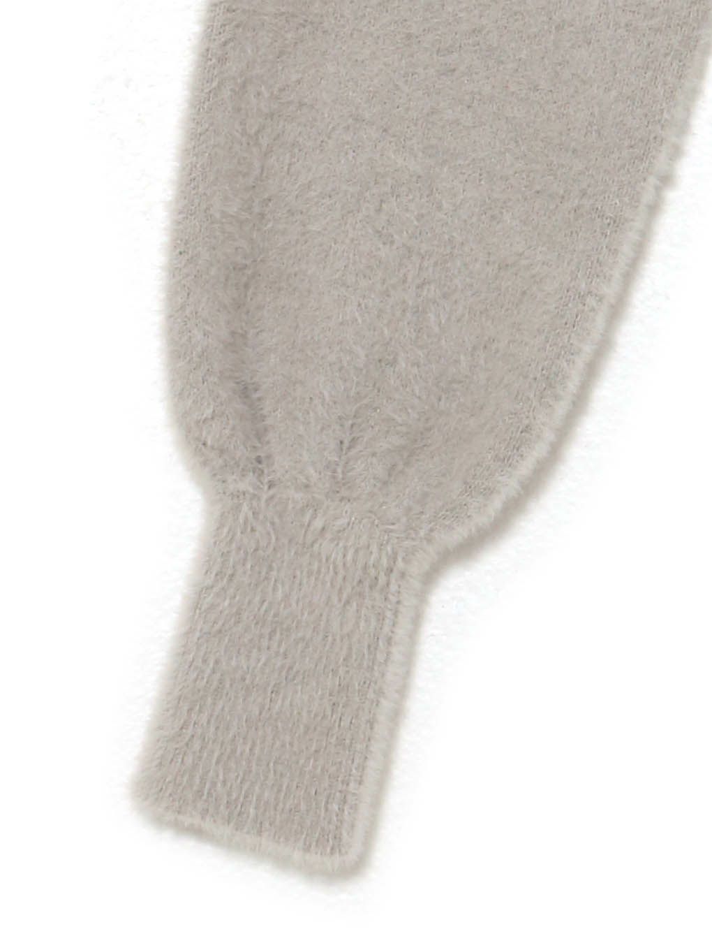 【BUBBLES】クロップドシャギーカーディガン