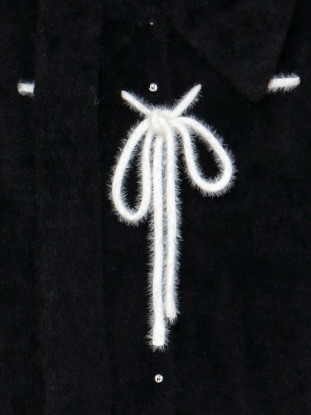 【BUBBLES】シャギーニットシャツ