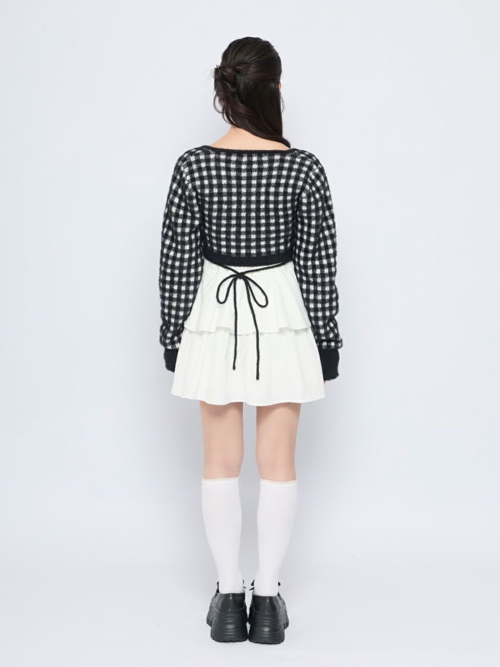 【BUBBLES】レイヤードティアードワンピース