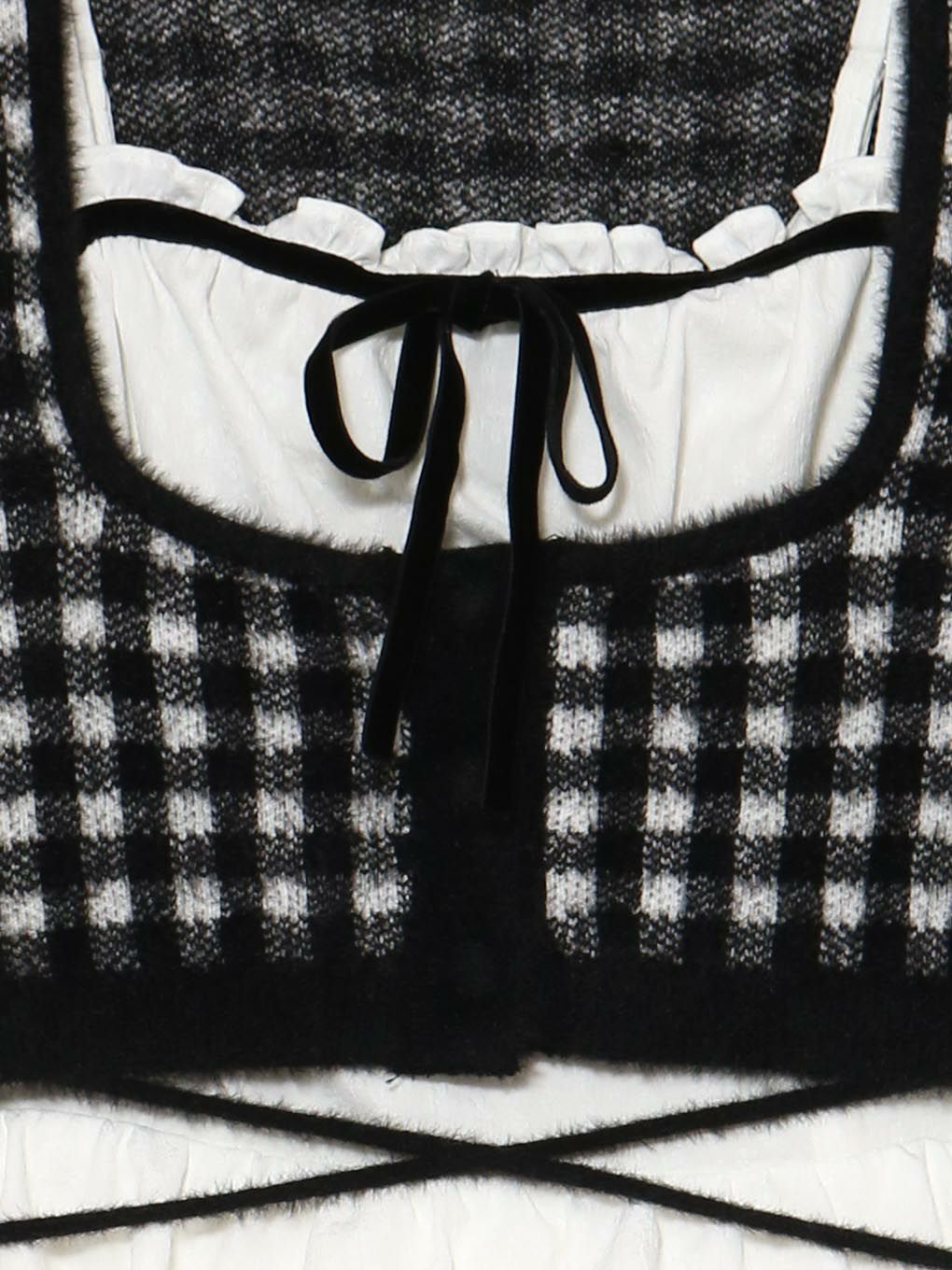 【BUBBLES】レイヤードティアードワンピース