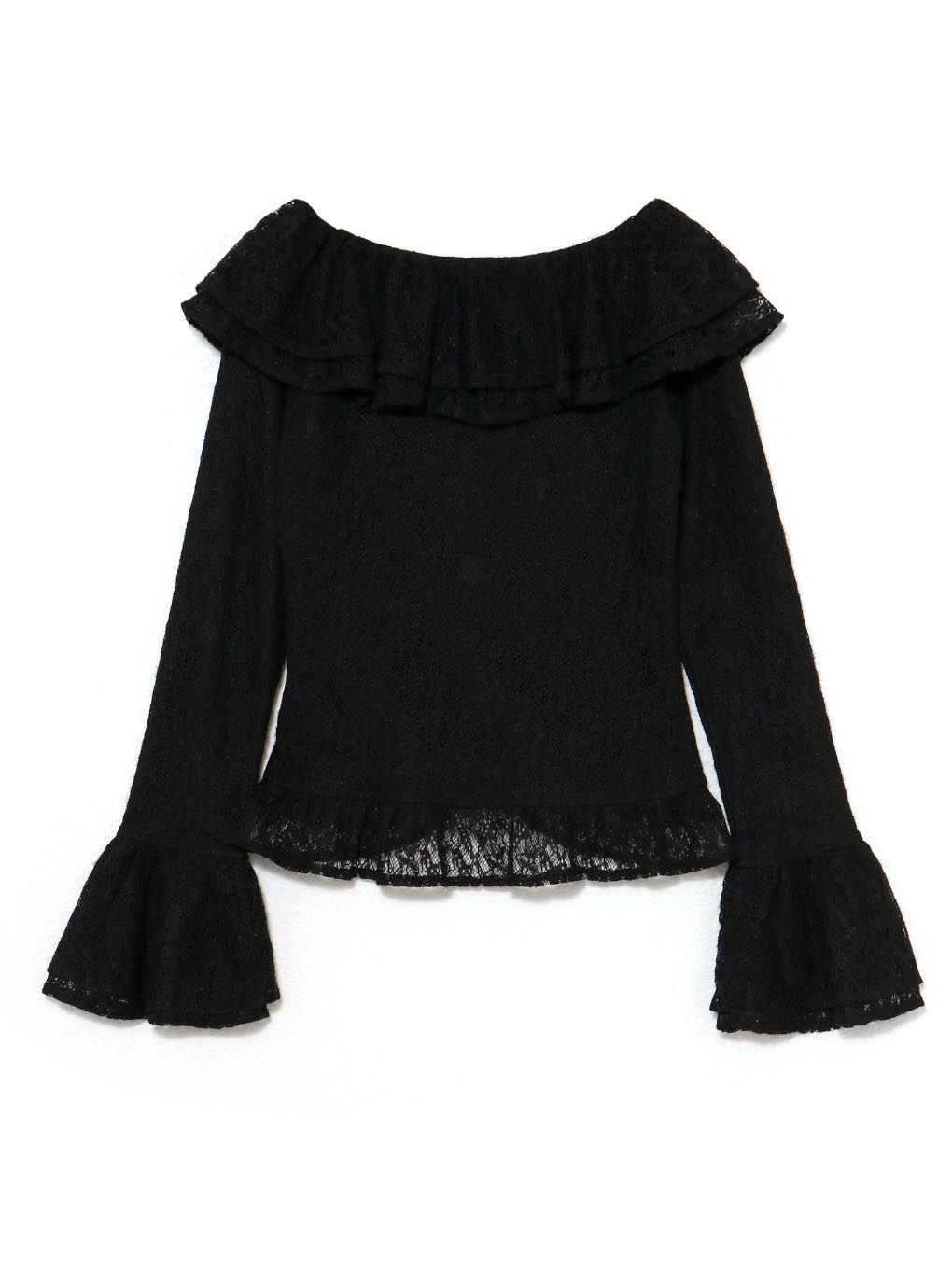  【BUBBLES】フリルレーストップス