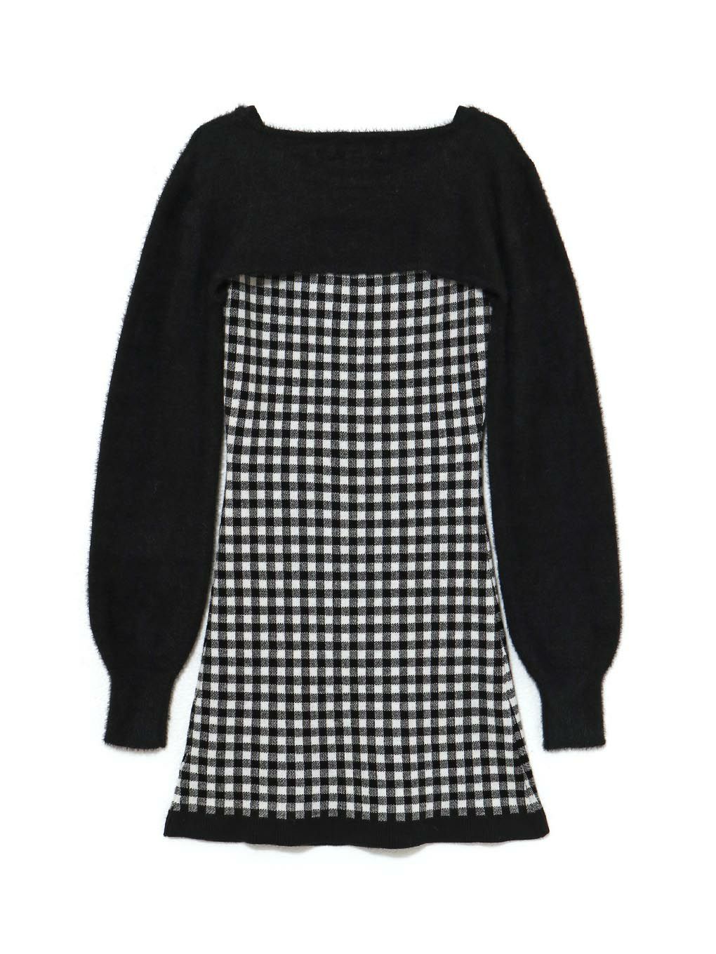 BUBBLES】ガーリーレイヤードニットワンピース | sparkling mall