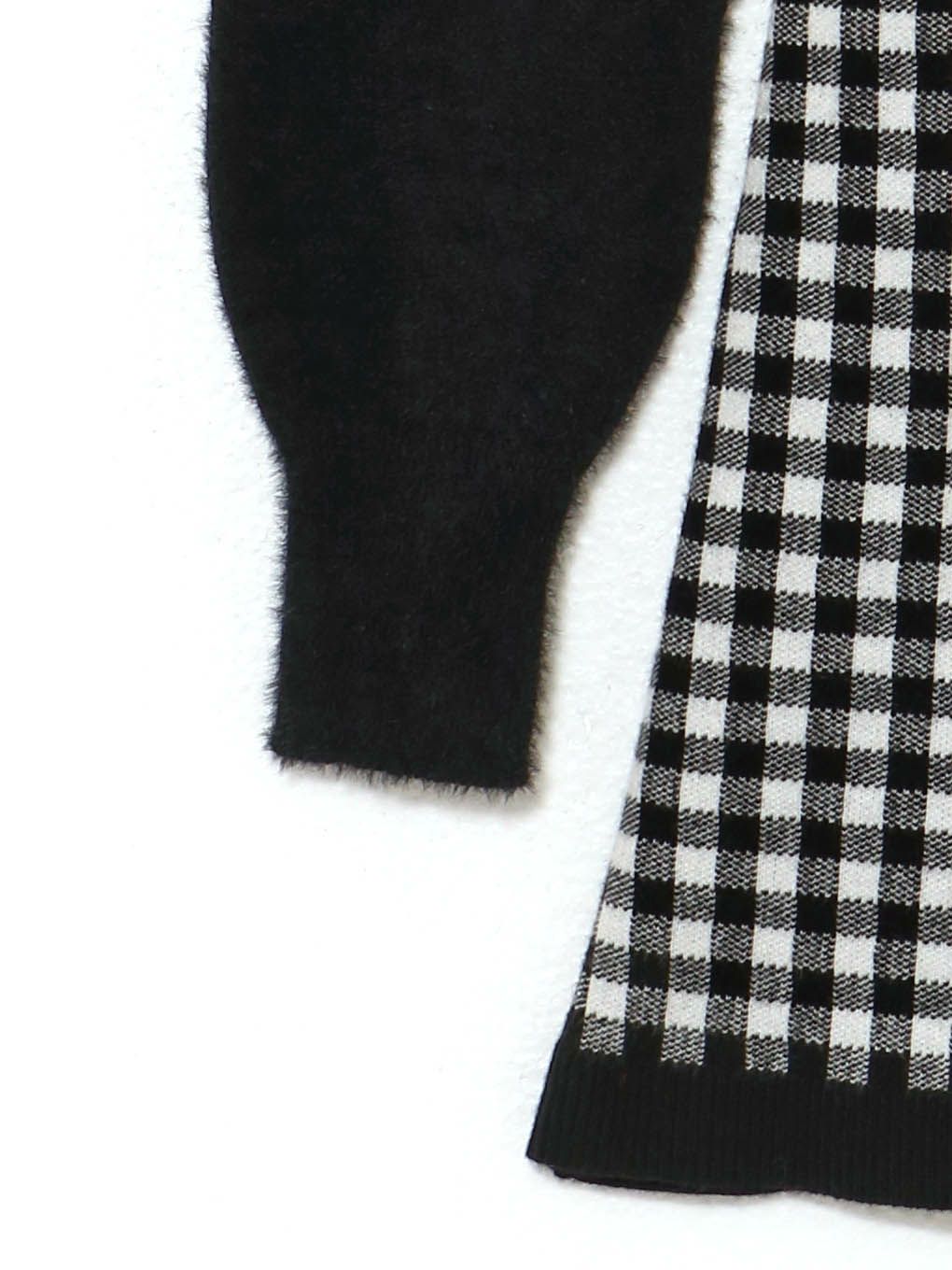 【BUBBLES】ガーリーレイヤードニットワンピース