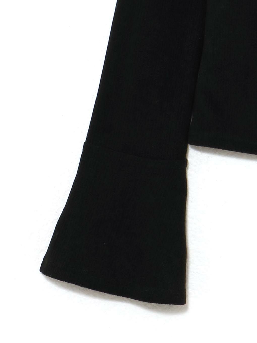 【BUBBLES】チェックフリルトップス