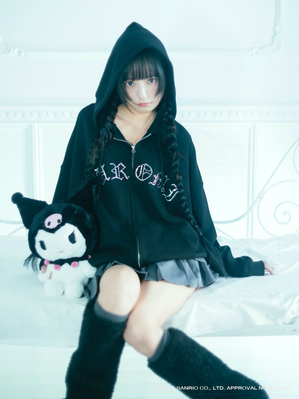 【BUBBLES】クロミビジューパーカー