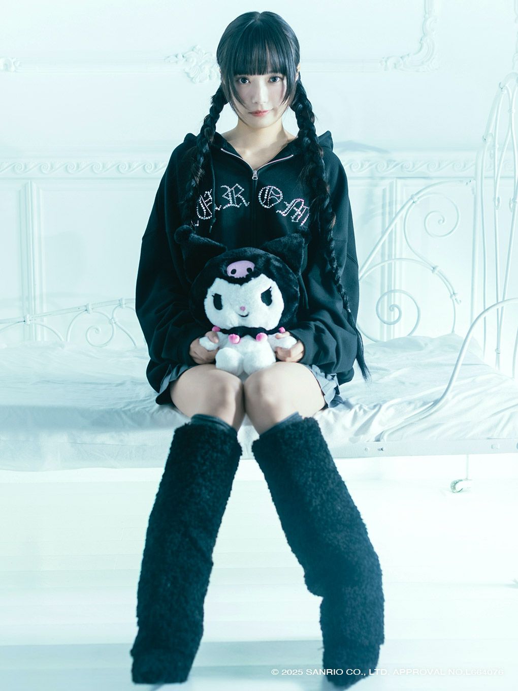 【BUBBLES】クロミビジューパーカー