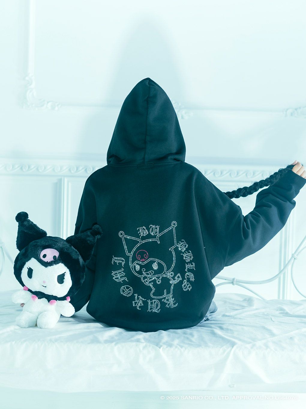 【BUBBLES】クロミビジューパーカー