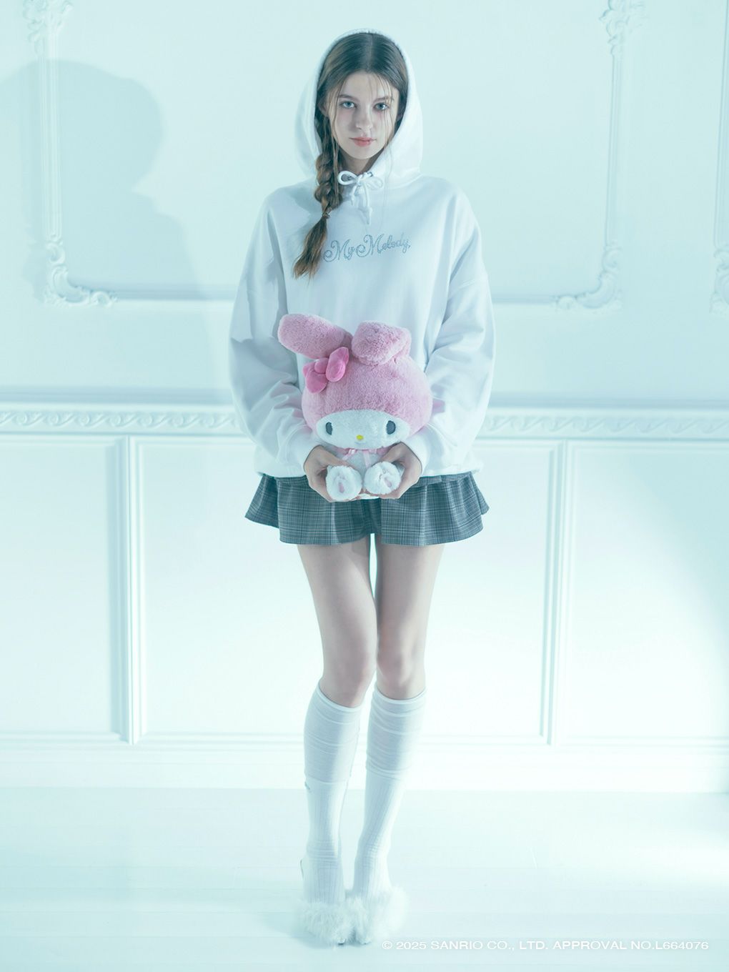 【BUBBLES】マイメロディビジューパーカー