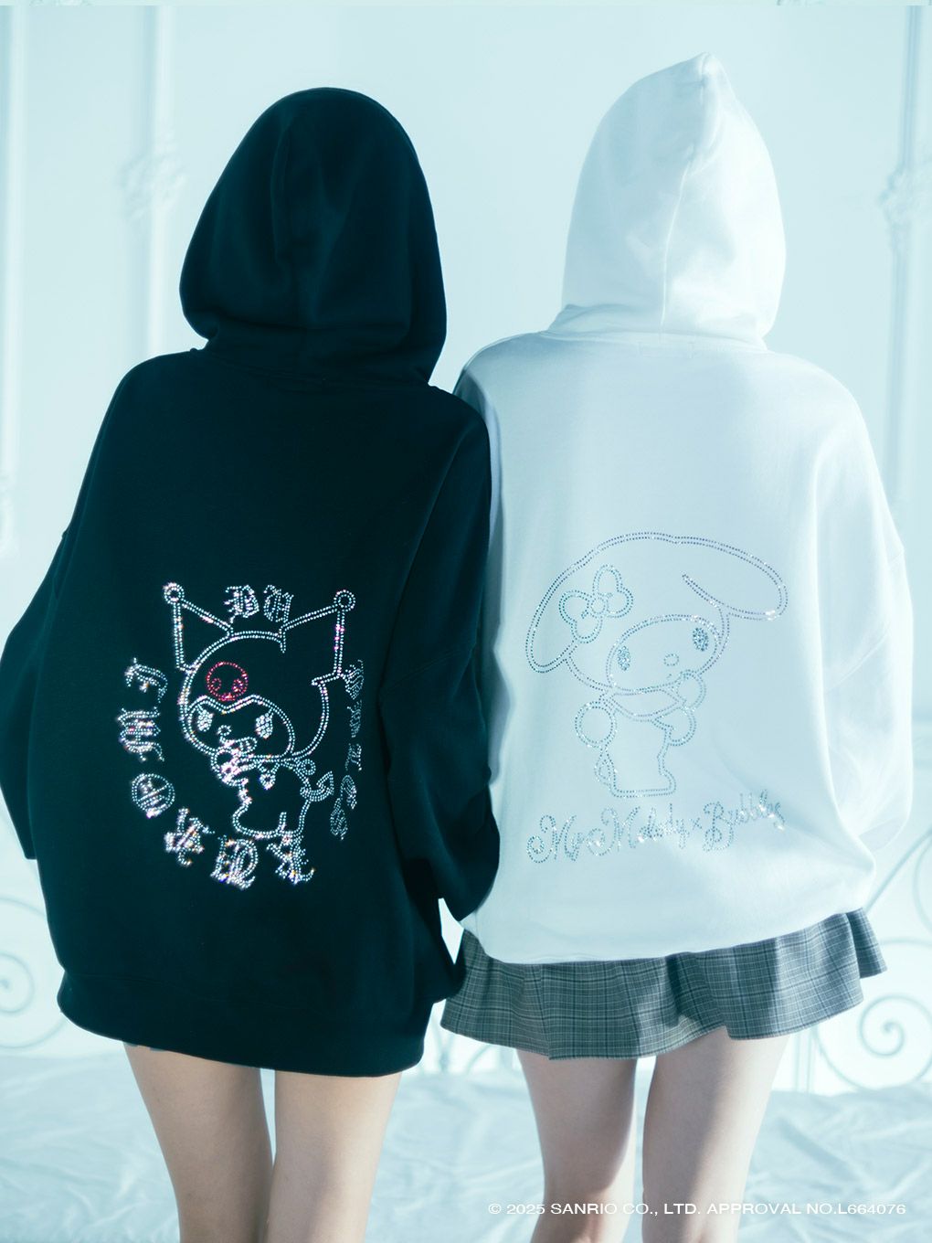 【BUBBLES】マイメロディビジューパーカー