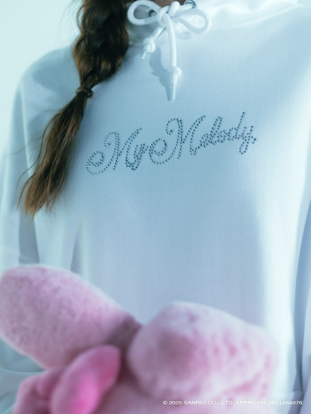 【BUBBLES】マイメロディビジューパーカー