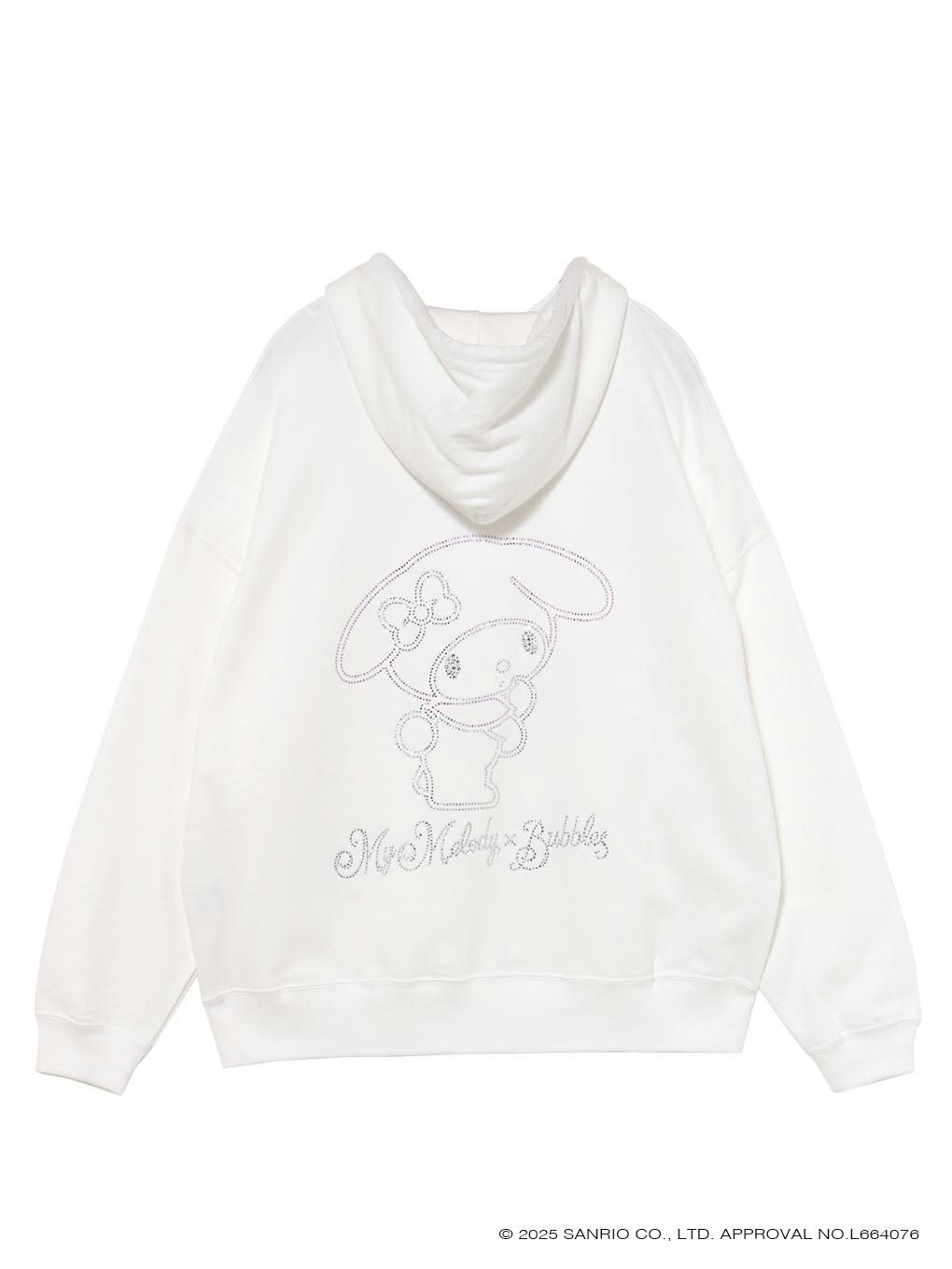 【BUBBLES】マイメロディビジューパーカー