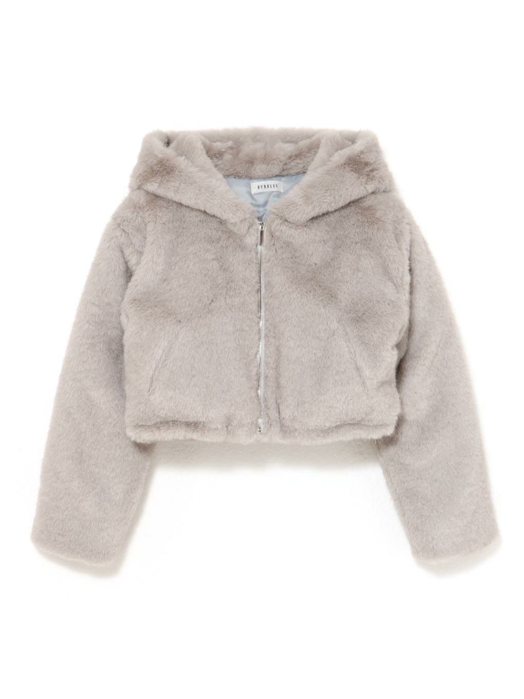 【BUBBLES】クロップドファージャケット